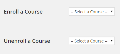 synchronize enroll unenroll