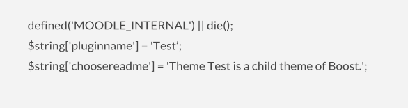 Point5 How to make a Moodle child theme