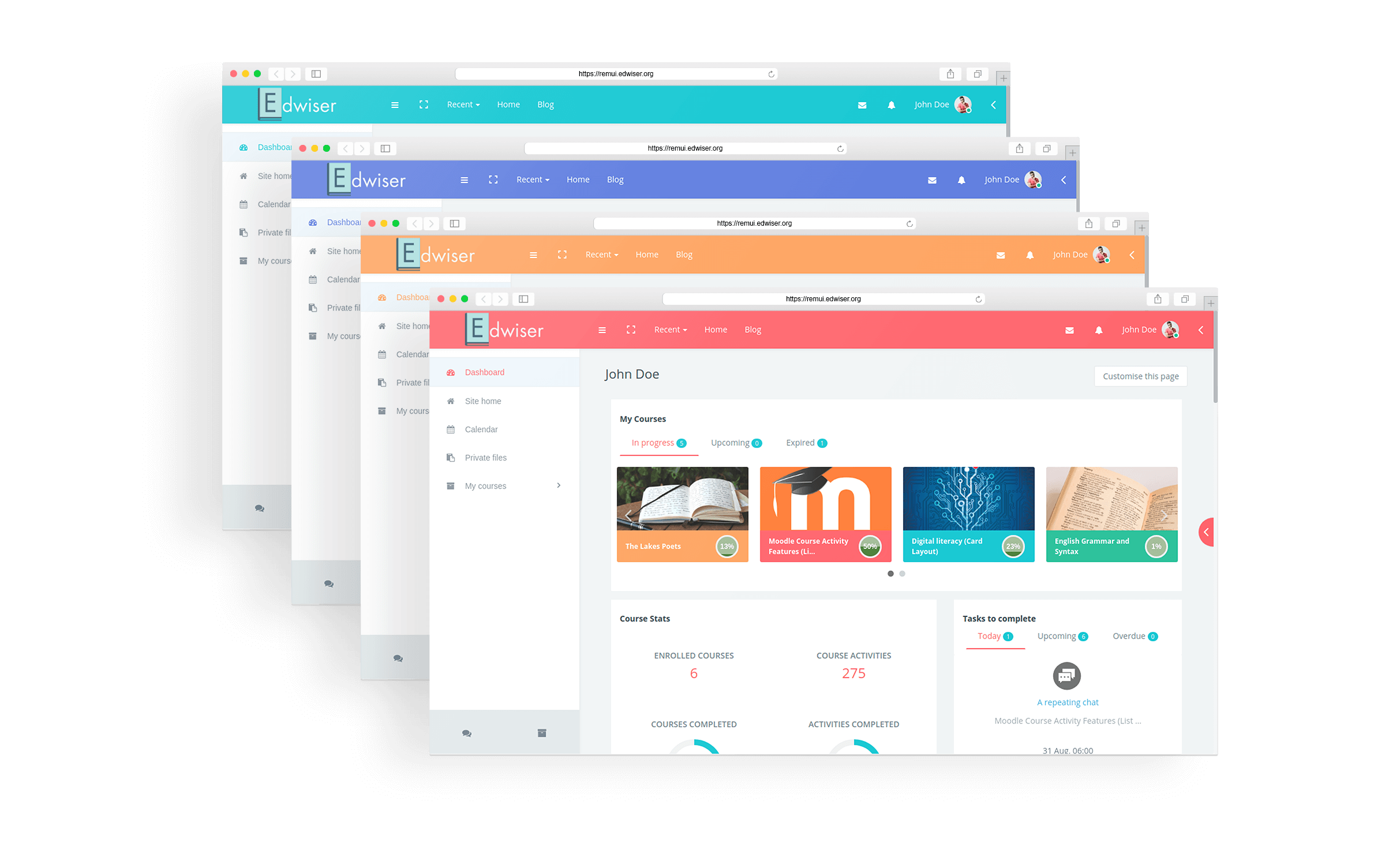 Edwiser RemUI Theme Colors
