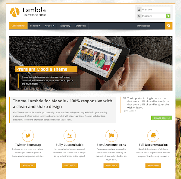Best Moodle Themes 2019 - Lambda