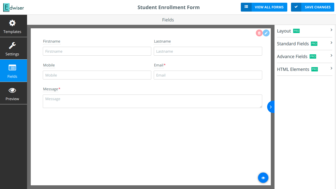 Create Contact Forms in Moodle - Edwiser Forms