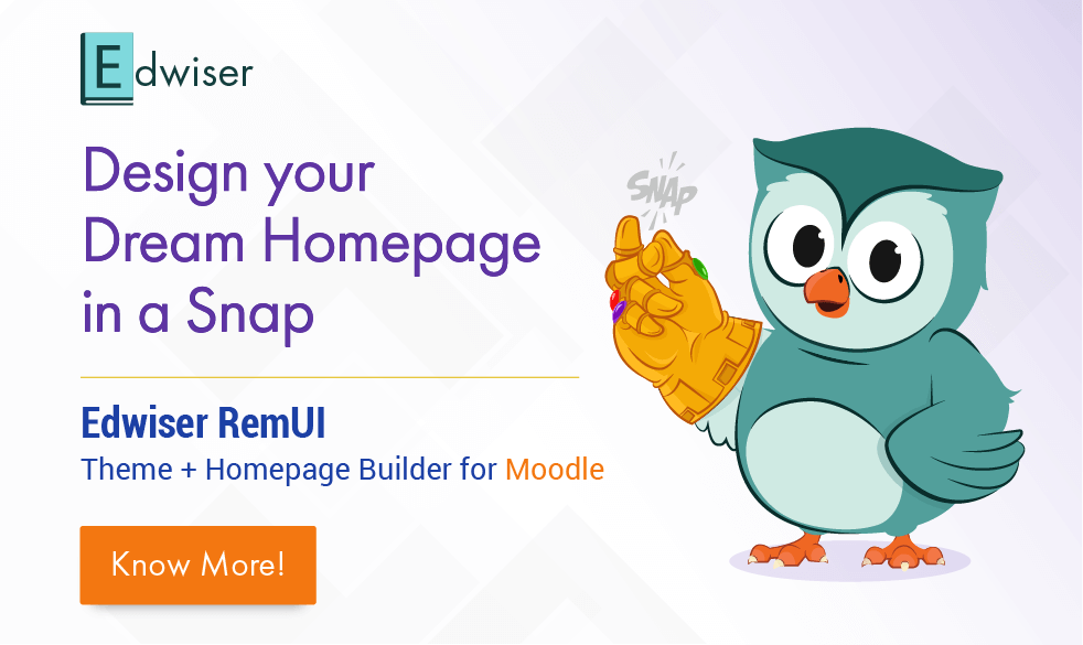 Edwiser RemUI Homepage Builder for Moodle
