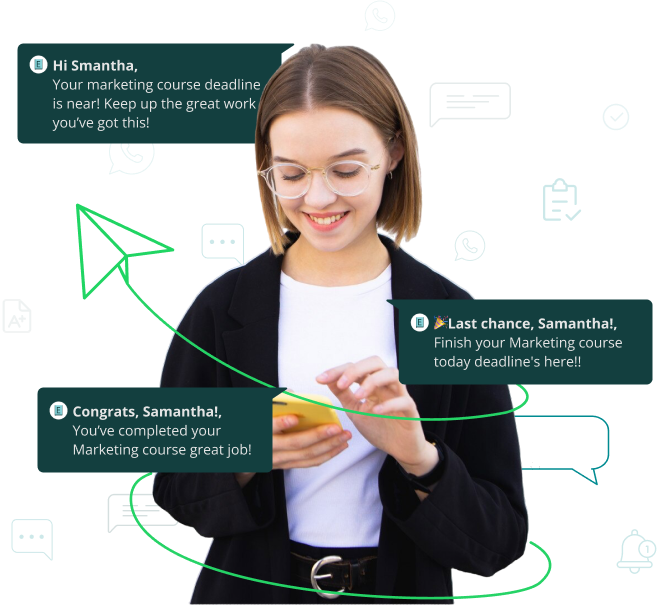 Moodle Whatsapp Integration Hero 1 Get Moodle notifications on WhatsApp