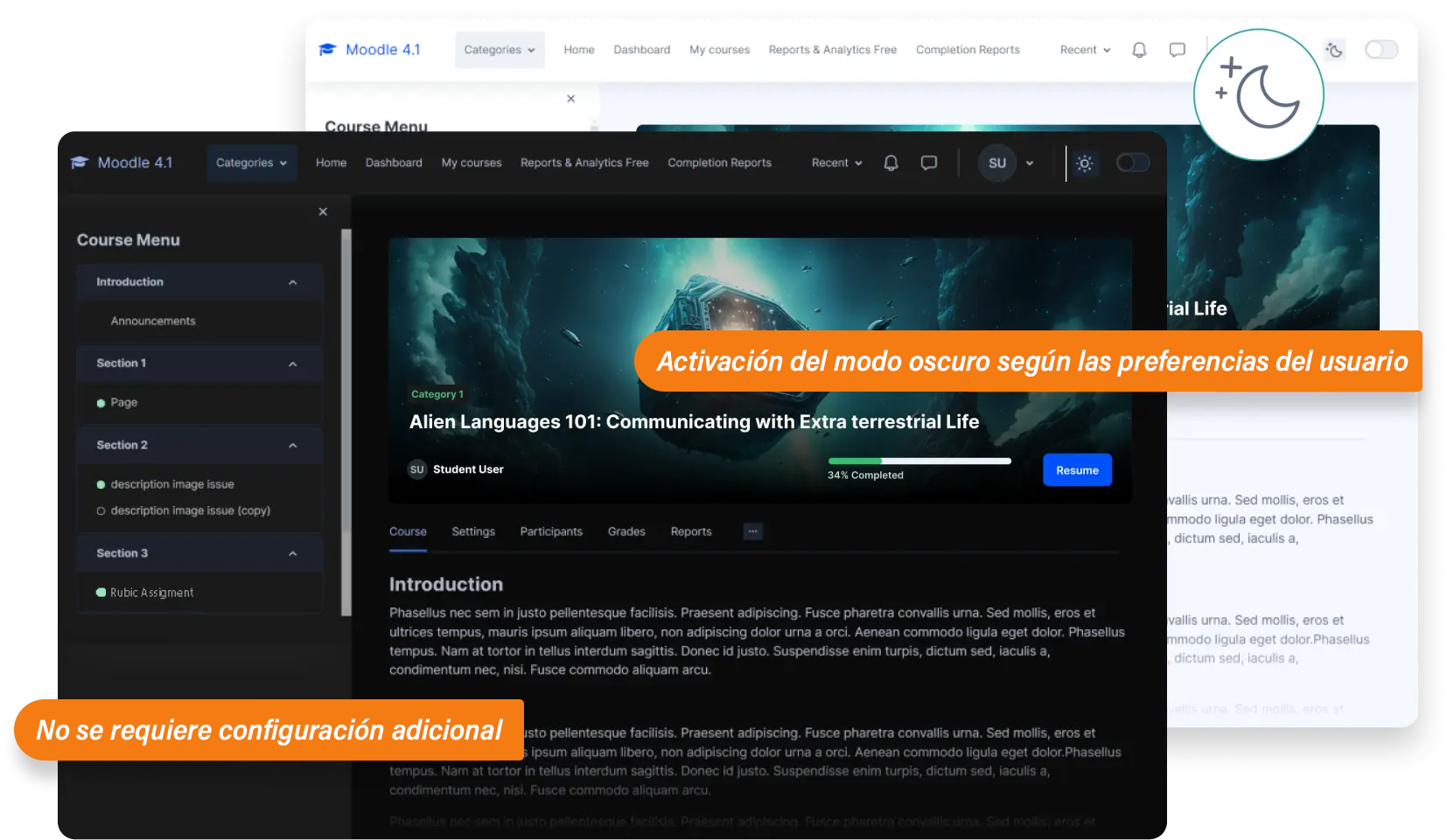 ES dark mode feature 1