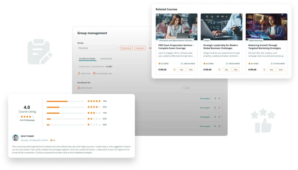 Moodle Course Selling